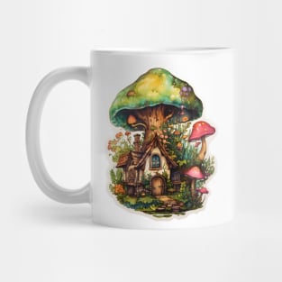 Fairy Mushroom House Mug